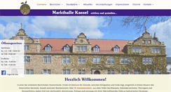 Desktop Screenshot of markthalle-kassel.de