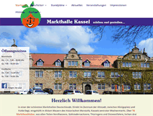 Tablet Screenshot of markthalle-kassel.de